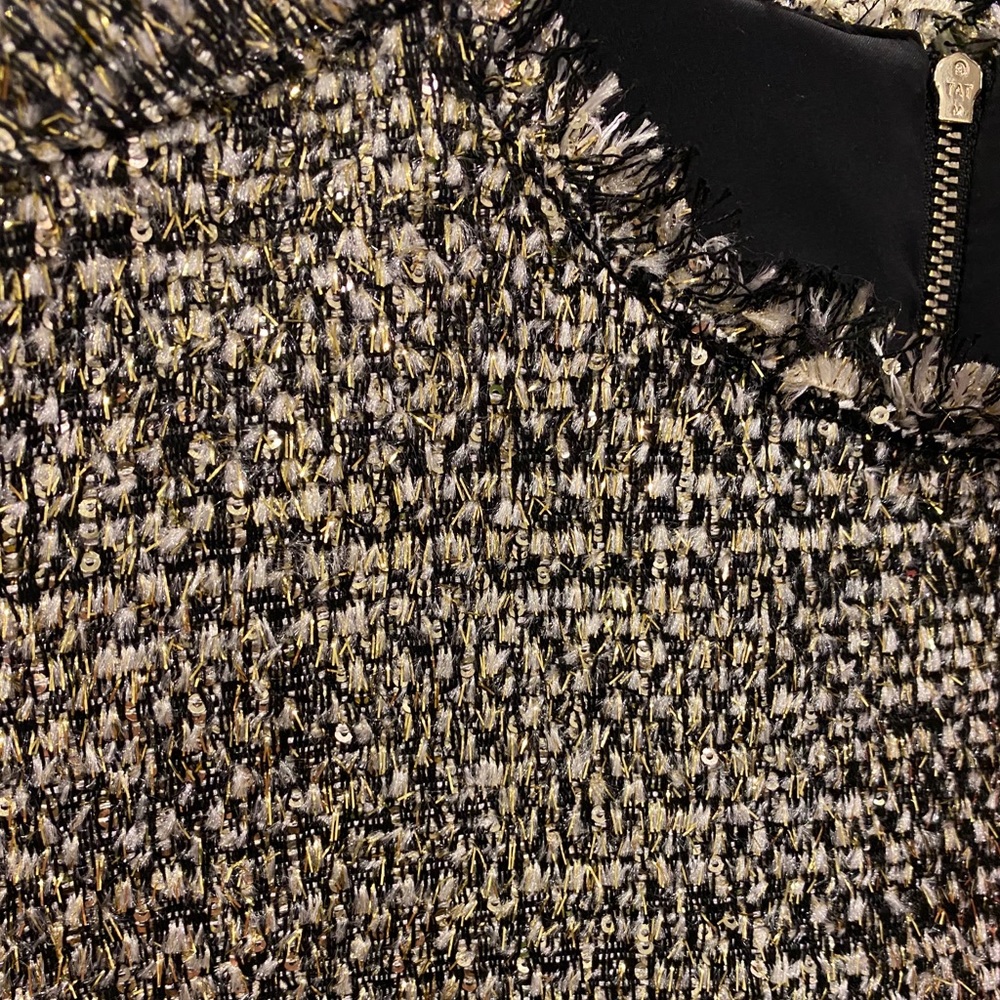 ♠️Kate Spade Metallic Party Tweed Dress - Picture 3 of 7